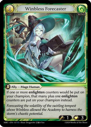 Winbless Forecaster (157) - Mercurial Heart Foil