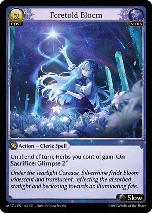 Foretold Bloom (162) - Mercurial Heart Foil