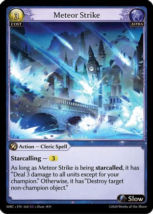Meteor Strike (164) - Mercurial Heart Foil