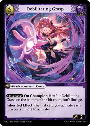 Debilitating Grasp (178) - Mercurial Heart Foil