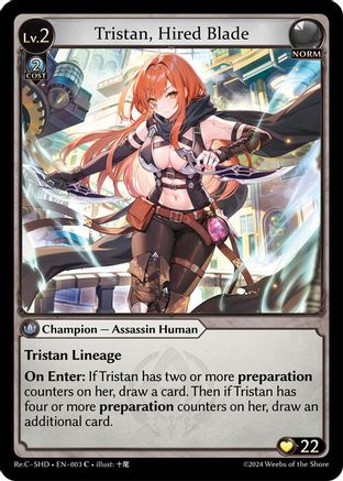 Tristan, Hired Blade (003) - Tristan ReCollection Shadowdancer
