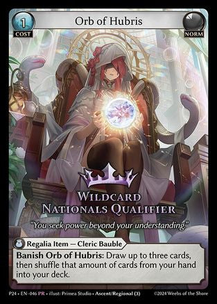 Orb of Hubris (046) - Promotional Cards Foil