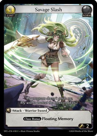 Savage Slash (018) - Supporter Pack 2 Foil