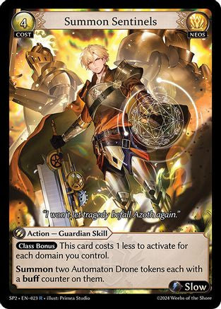 Summon Sentinels (023) - Supporter Pack 2 Foil