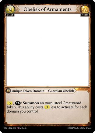 Obelisk of Armaments (032) - Supporter Pack 2