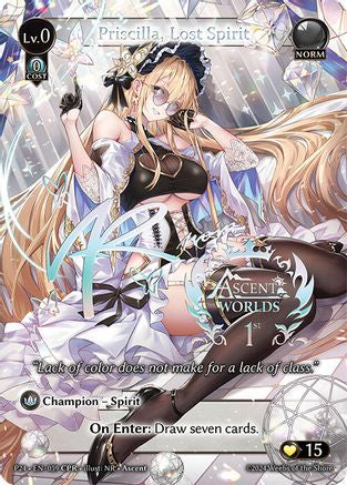Priscilla, Lost Spirit (CPR) (059) - Promotional Cards