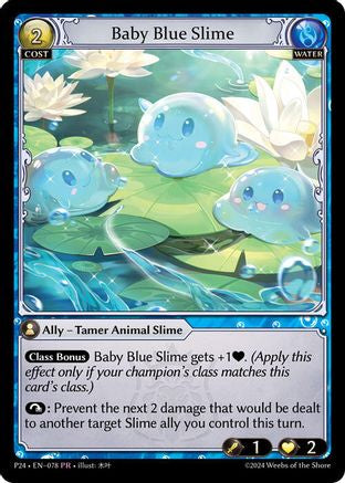 Baby Blue Slime (078) - Promotional Cards Foil