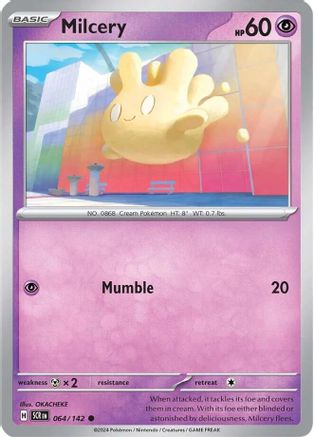 Milcery - 064/142 64 - SV07 Stellar Crown Reverse Holofoil