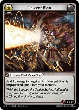 Nascent Blast (065) - Mortal Ambition
