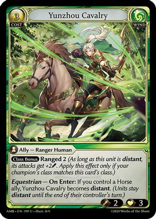 Yunzhou Cavalry (199) - Mortal Ambition Foil