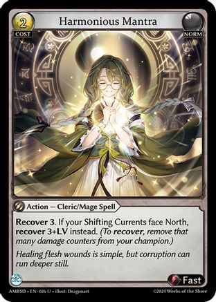 Harmonious Mantra (026) - Mortal Ambition Starter Decks