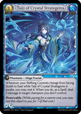 Taiji of Crystal Strategems (042) - Mortal Ambition Starter Decks