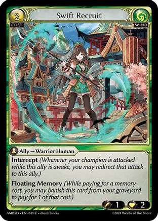 Swift Recruit (049) - Mortal Ambition Starter Decks