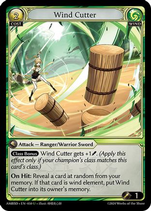 Wind Cutter (050) - Mortal Ambition Starter Decks