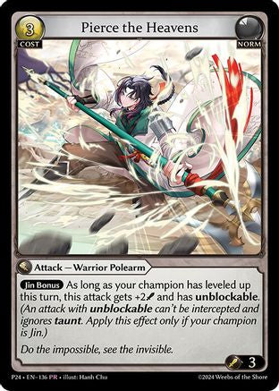 Pierce the Heavens (136) - Promotional Cards
