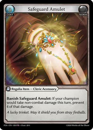 Safeguard Amulet (138) - Promotional Cards Foil