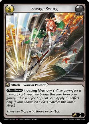 Savage Swing (140) - Promotional Cards Foil