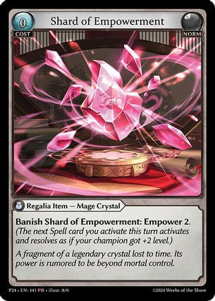 Shard of Empowerment (141) - Promotional Cards