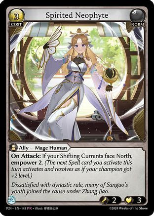 Spirited Neophyte (145) - Promotional Cards Foil