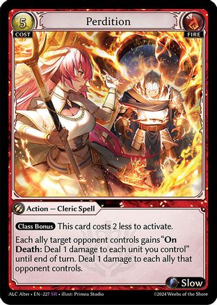 Perdition (227) - Alchemical Revolution Alter Edition Foil