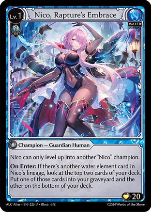 Nico, Rapture's Embrace (226) - Alchemical Revolution Alter Edition Foil