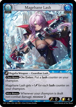 Magebane Lash (036) - Alchemical Revolution Alter Edition Foil
