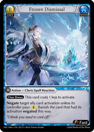 Frozen Dismissal (221) - Alchemical Revolution Alter Edition