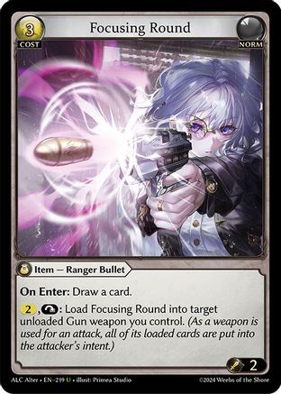 Focusing Round (219) - Alchemical Revolution Alter Edition