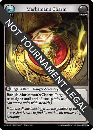 Marksman's Charm (013) - Mortal Ambition Draft Pack