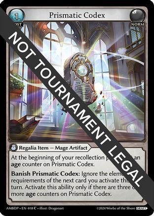 Prismatic Codex (018) - Mortal Ambition Draft Pack