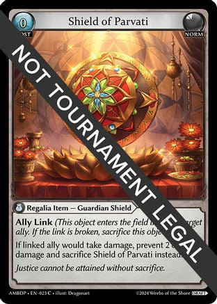 Shield of Parvati (023) - Mortal Ambition Draft Pack
