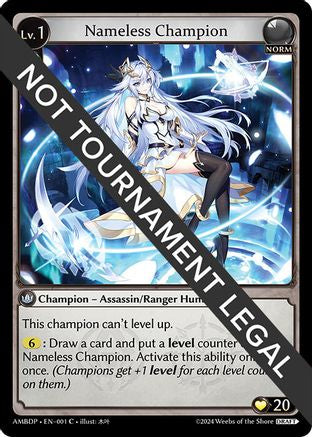 Nameless Champion (Assassin/Ranger) (001) - Mortal Ambition Draft Pack