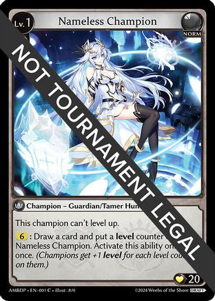 Nameless Champion (Guardian/Tamer) (001) - Mortal Ambition Draft Pack