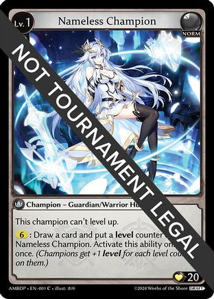 Nameless Champion (Guardian/Warrior) (001) - Mortal Ambition Draft Pack