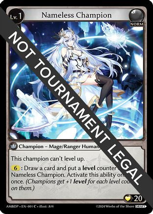 Nameless Champion (Mage/Ranger) (001) - Mortal Ambition Draft Pack