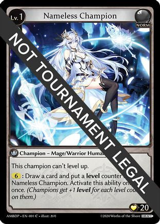 Nameless Champion (Mage/Warrior) (001) - Mortal Ambition Draft Pack