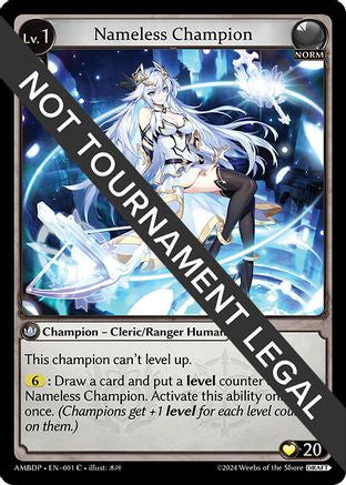 Nameless Champion (Cleric/Ranger) (001) - Mortal Ambition Draft Pack
