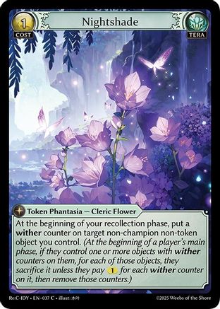 Nightshade (037) - Diao Chan Re Collection Idyll Corsage