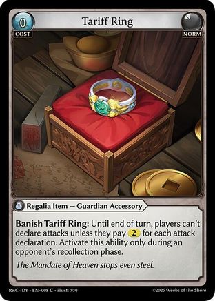 Tariff Ring (008) - Diao Chan Re Collection Idyll Corsage