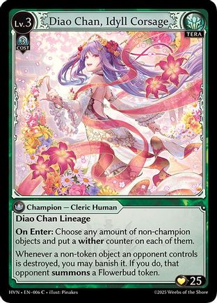 Diao Chan, Idyll Corsage (006) - Abyssal Heaven Foil