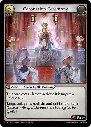 Coronation Ceremony (041) - Abyssal Heaven Foil