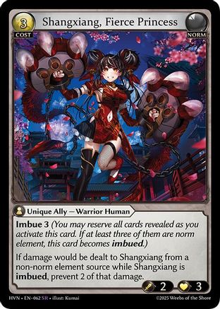 Shangxiang, Fierce Princess (062) - Abyssal Heaven Foil