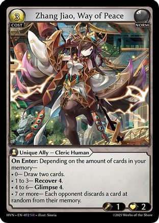 Zhang Jiao, Way of Peace (072) - Abyssal Heaven Foil