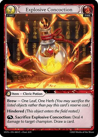 Explosive Concoction (085) - Abyssal Heaven Foil