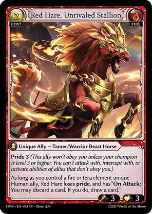 Red Hare, Unrivaled Stallion (095) - Abyssal Heaven