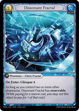 Dissonant Fractal (119) - Abyssal Heaven Foil