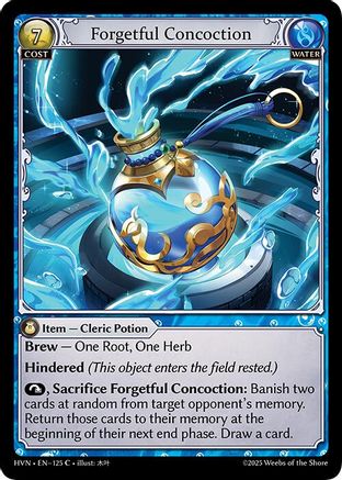 Forgetful Concoction (125) - Abyssal Heaven Foil