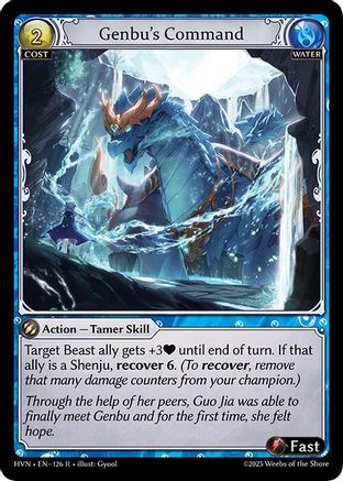 Genbu's Command (126) - Abyssal Heaven Foil