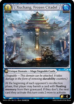 Xuchang, Frozen Citadel (146) - Abyssal Heaven Foil