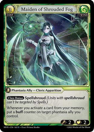 Maiden of Shrouded Fog (163) - Abyssal Heaven Foil